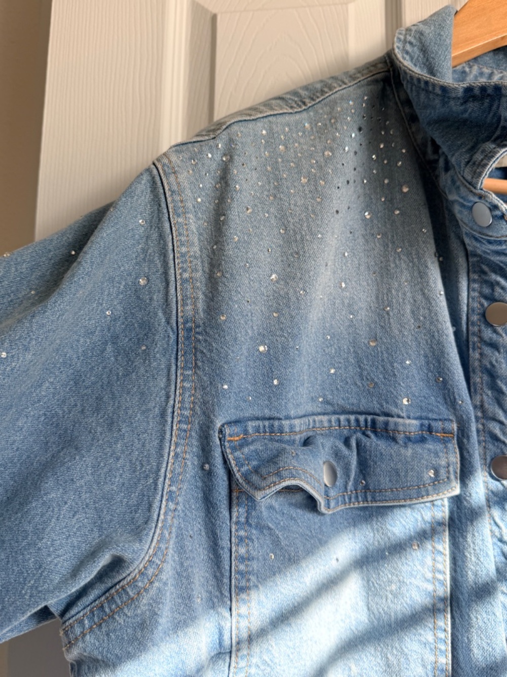 Denim Shacket - Picture 3 of 5